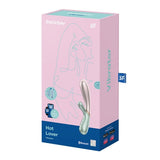 Satisfyer Hot Lover Warming Dual-Stim Vibrator Green with Bluetooth and App Control > Sex Toys > Couples Toys - Tophatter Daily Deals