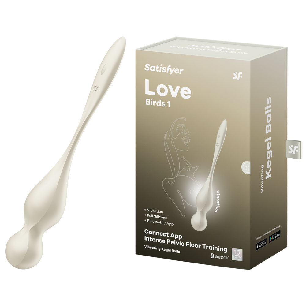 Satisfyer Love Birds 1 - White Kegel Trainer 73.8g > Sex Toys For Ladies > Kegel Exercise - Tophatter Daily Deals