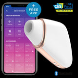 Satisfyer Love Triangle White - Compact Pleasure Device > Sex Toys For Ladies > Air Pulsation - Tophatter Daily Deals