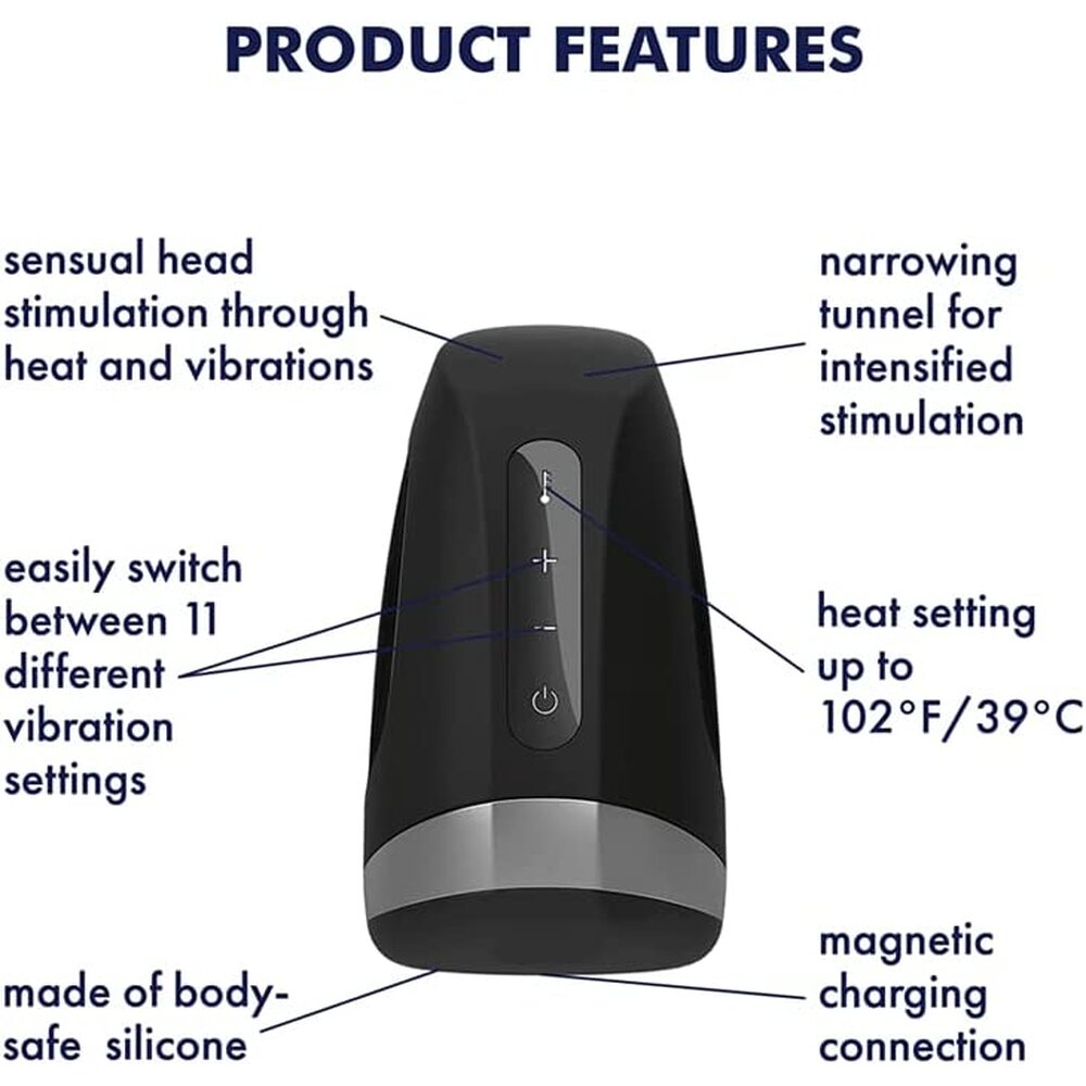 Satisfyer Men Heat And Vibration Masturbator Device Pro > Sex Toys For Men > Masturbators > Vibrating - Tophatter Daily Deals