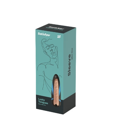 Satisfyer Men Sleeve Lusty Tongues Realistic Sensual Texture > Sex Toys For Men > Masturbators > Vibrating - Tophatter Daily Deals