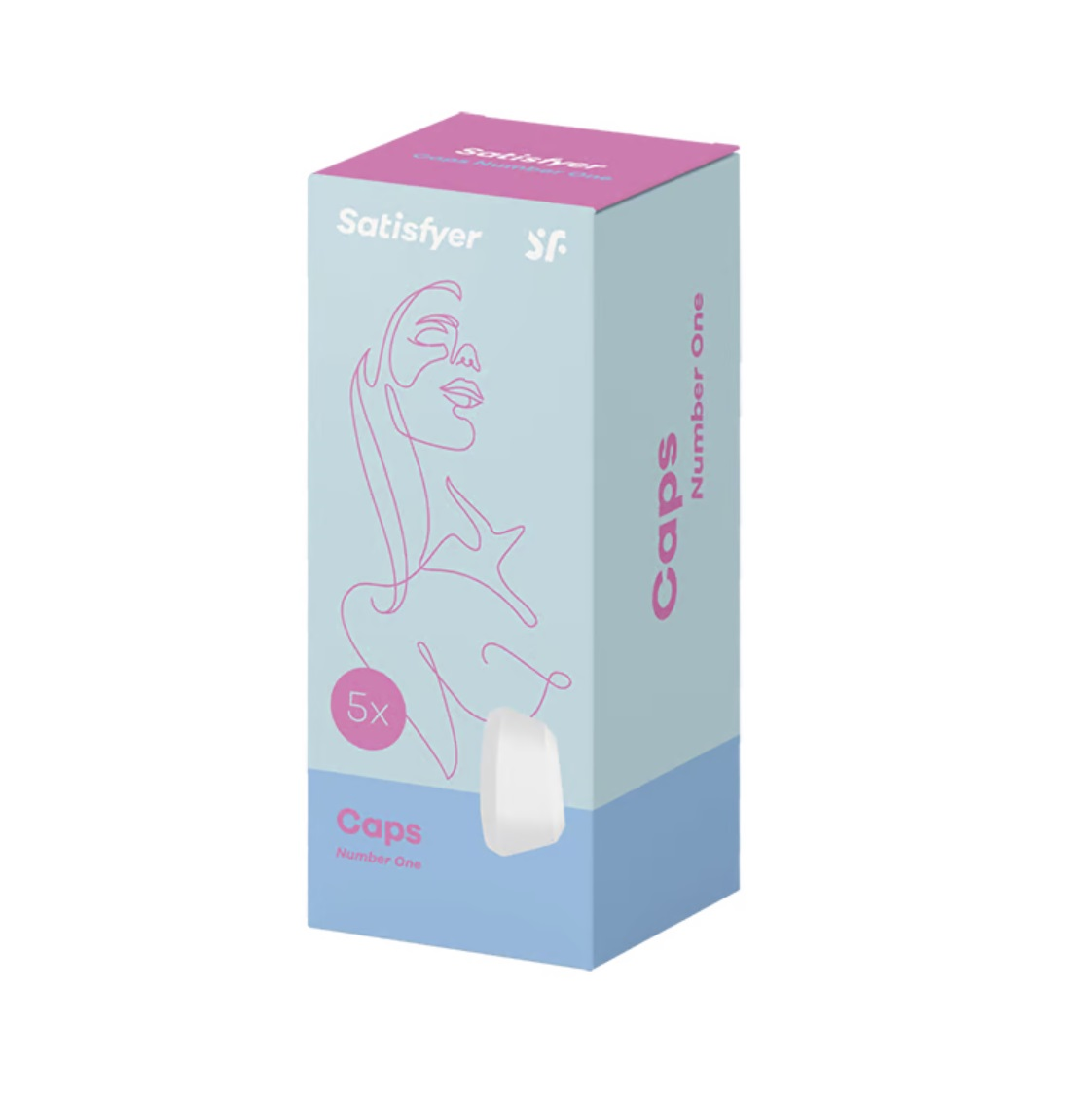 Satisfyer Number One Climax Tips Set of 5 Soft Silicone Replacement Caps > Sex Toys > Replacement Parts - Tophatter Daily Deals