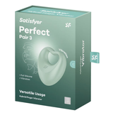 Satisfyer Perfect Pair 3 Hybrid Finger Vibrator - Green > Vibrators > Finger Vibrators - Tophatter Daily Deals
