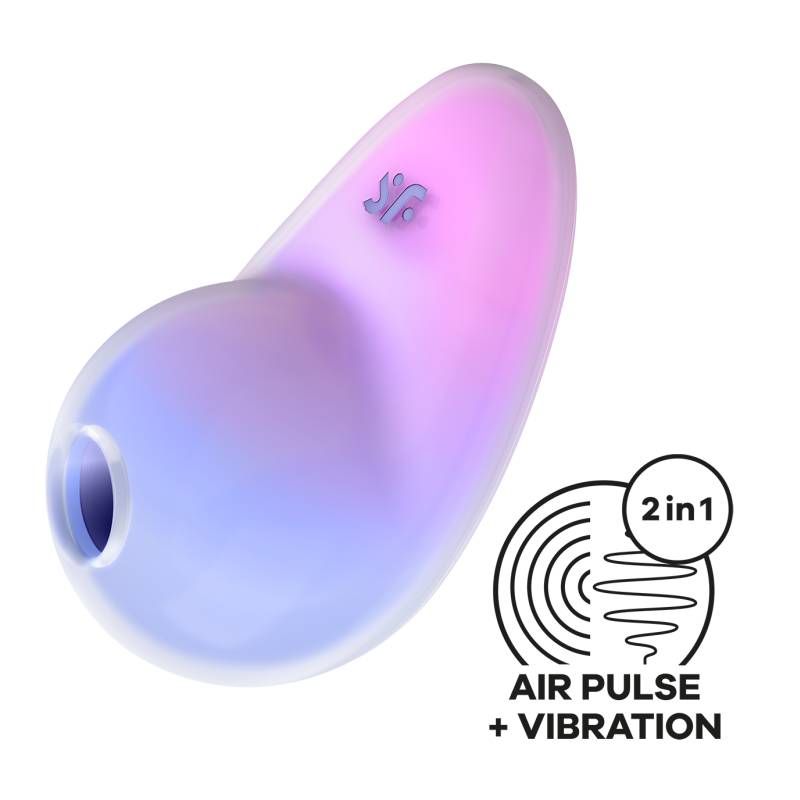 Satisfyer Pixie Dust Violet/Pink Double Air Pulse Vibrator > Sex Toys For Ladies > Air Pulsation - Tophatter Daily Deals