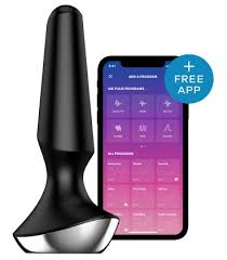 Satisfyer Plug-ilicious 2 Black Anal Vibrator > Anal Range > Vibrating Butt Plugs - Tophatter Daily Deals