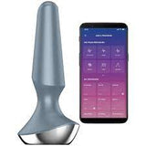 Satisfyer Plug-ilicious 2 Ice Blue - Vibrating Plug > Anal Range > Vibrating Butt Plugs - Tophatter Daily Deals