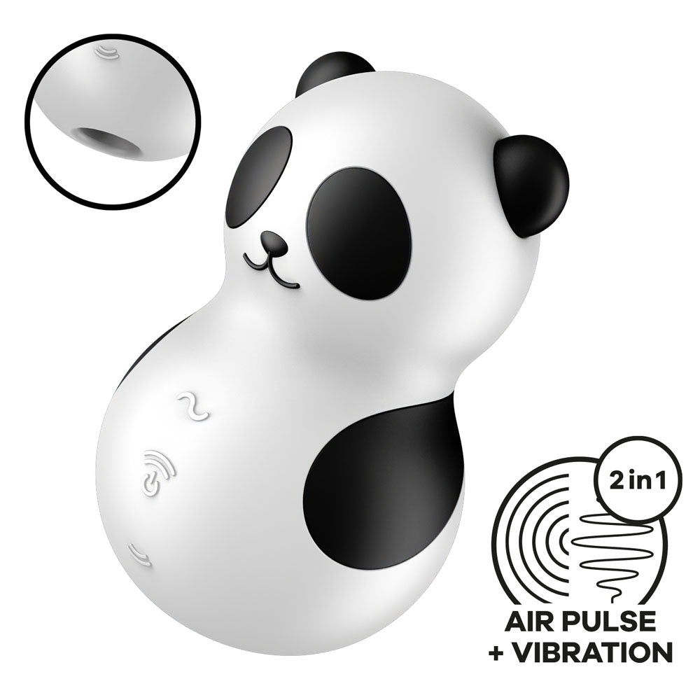 Satisfyer Pocket Panda Air Pulse Vibrator for Thrilling Pleasure > Sex Toys For Ladies > Air Pulsation - Tophatter Daily Deals