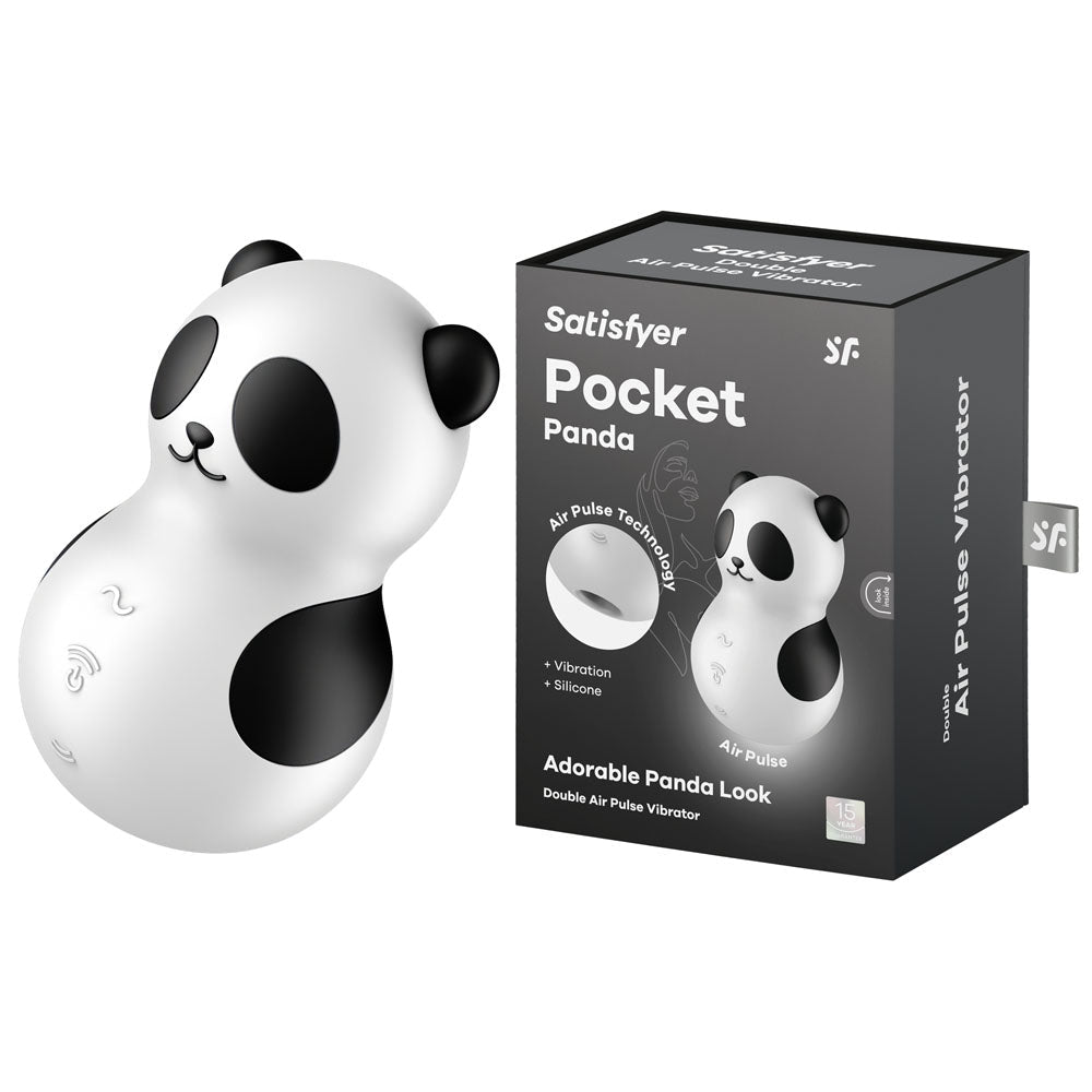 Satisfyer Pocket Panda Air Pulse Vibrator for Thrilling Pleasure > Sex Toys For Ladies > Air Pulsation - Tophatter Daily Deals