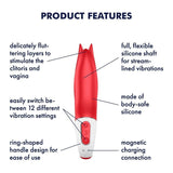 Satisfyer Power Flower – Clitoral Vibrator > Sex Toys For Ladies > Clitoral Vibrators and Stimulators - Tophatter Daily Deals