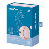 Satisfyer Pro To Go 3 Rose Air Pulse Stimulator and Vibrator Compact Size > Sex Toys For Ladies > Air Pulsation - Tophatter Daily Deals