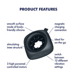 Satisfyer Ring Stroker Pocket Size Vibrating Masturbator with Silicone > Sex Toys For Men > Masturbators > Vibrating - Tophatter Daily Deals