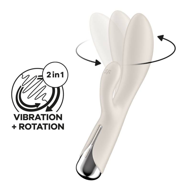 Satisfyer Spinning Rabbit 1 (Beige) – Rabbit Vibrator > Vibrators > Ladies > Rabbit Multi - Tophatter Daily Deals