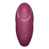 Satisfyer Tap and Climax 1 Red Vibrator with Tapping Modes > Vibrators > Ladies > Clitoral Vibrators and Stimulators - Tophatter Daily Deals