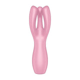 Satisfyer Threesome 3 Layon Vibrator Pink 8.5 Inches > Vibrators > Vibrating Pads - Tophatter Daily Deals