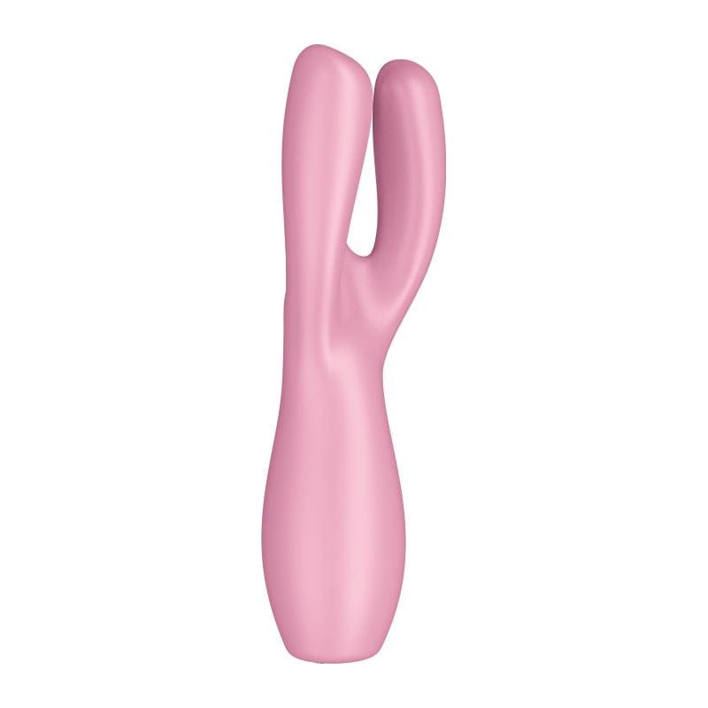 Satisfyer Threesome 3 Layon Vibrator Pink 8.5 Inches > Vibrators > Vibrating Pads - Tophatter Daily Deals