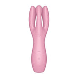 Satisfyer Threesome 3 Layon Vibrator Pink 8.5 Inches > Vibrators > Vibrating Pads - Tophatter Daily Deals