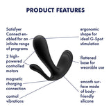 Satisfyer Top Secret Wearable Vibrator in Black > Sex Toys For Ladies > Panty Vibes - Tophatter Daily Deals