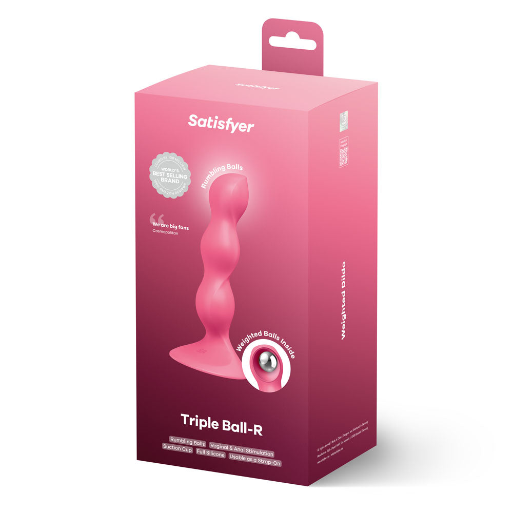 Satisfyer 18cm Triple Ball Beaded Anal Plug for Intense Pleasure > Anal Range > Anal Beads - Tophatter Daily Deals