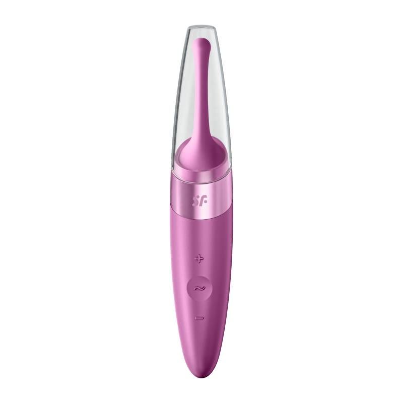 Satisfyer Twirling Delight Tip Stimulator in Berry > Vibrators > Ladies > Clitoral Vibrators and Stimulators - Tophatter Daily Deals