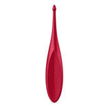 Satisfyer Twirling Fun Tip Stimulator in Poppy Red > Vibrators > Ladies > Clitoral Vibrators and Stimulators - Tophatter Daily Deals