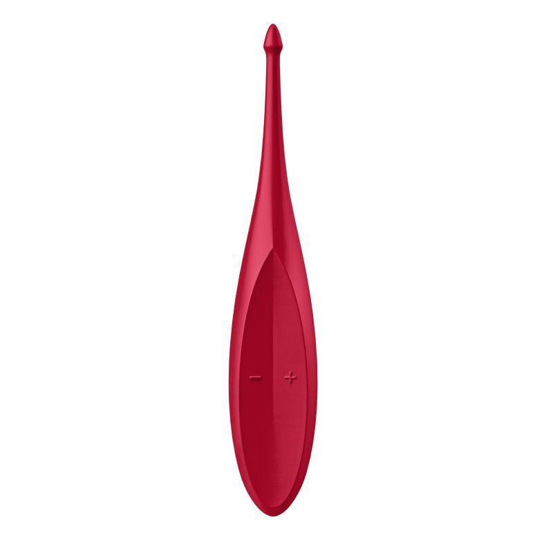 Satisfyer Twirling Fun Tip Stimulator in Poppy Red > Vibrators > Ladies > Clitoral Vibrators and Stimulators - Tophatter Daily Deals