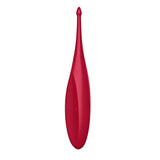 Satisfyer Twirling Fun Tip Stimulator in Poppy Red > Vibrators > Ladies > Clitoral Vibrators and Stimulators - Tophatter Daily Deals