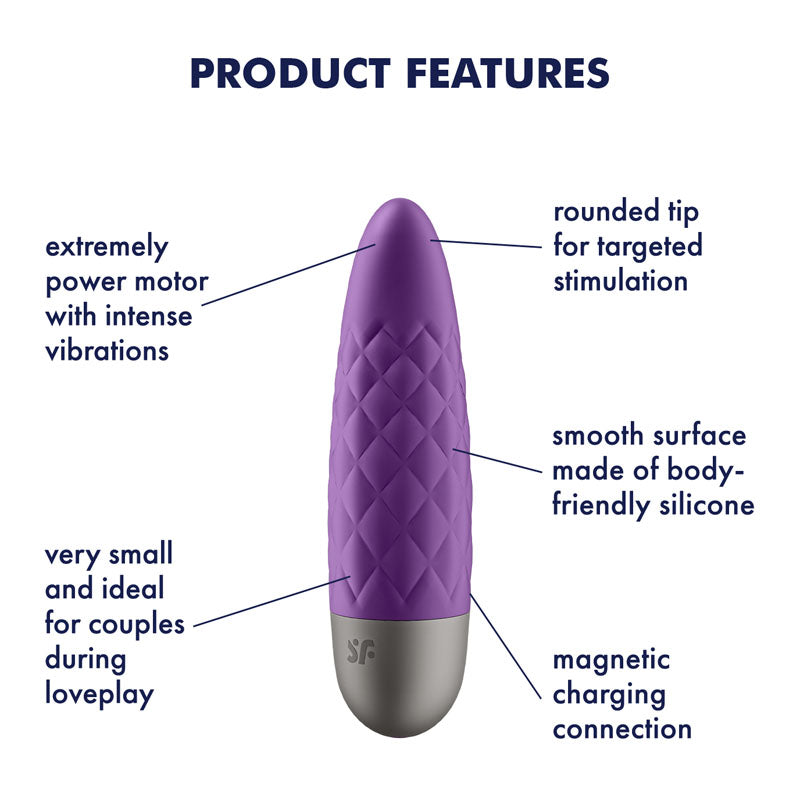 Satisfyer Ultra Power Bullet 5 – Compact Powerful Bullet Vibrator > Vibrators > Mini Vibrators - Tophatter Daily Deals