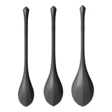 Satisfyer Yoni Power Balls 2 Black 3 Pc Set - Silicone > Sex Toys For Ladies > Kegel Exercise - Tophatter Daily Deals