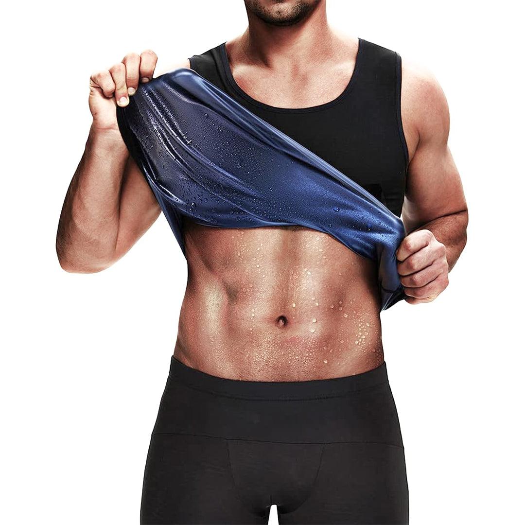 Sauna Suits for Weight Loss - Sauna Suit Tank Top for Men Workout Vest Gym Shirt Shaper Neoprene Help Sweat UK 2XL 3XL Apparel & Accessories - Tophatter Daily Deals