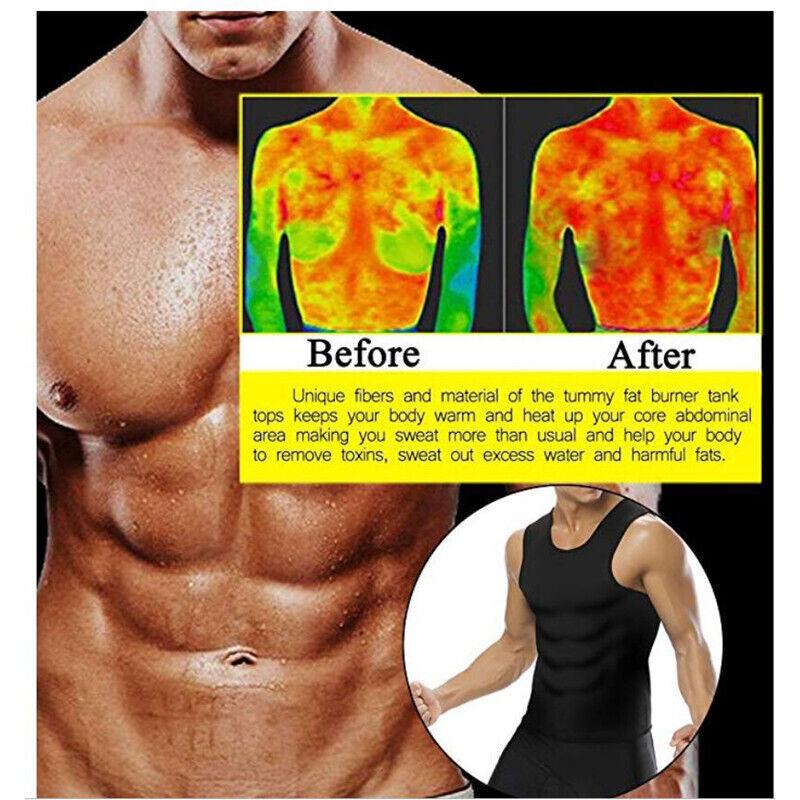 Sweatsuit for Weight Loss - Workout Vest GYM Shirt Shaper Neoprene Help Sweat UK Clothing - Tophatter Daily Deals