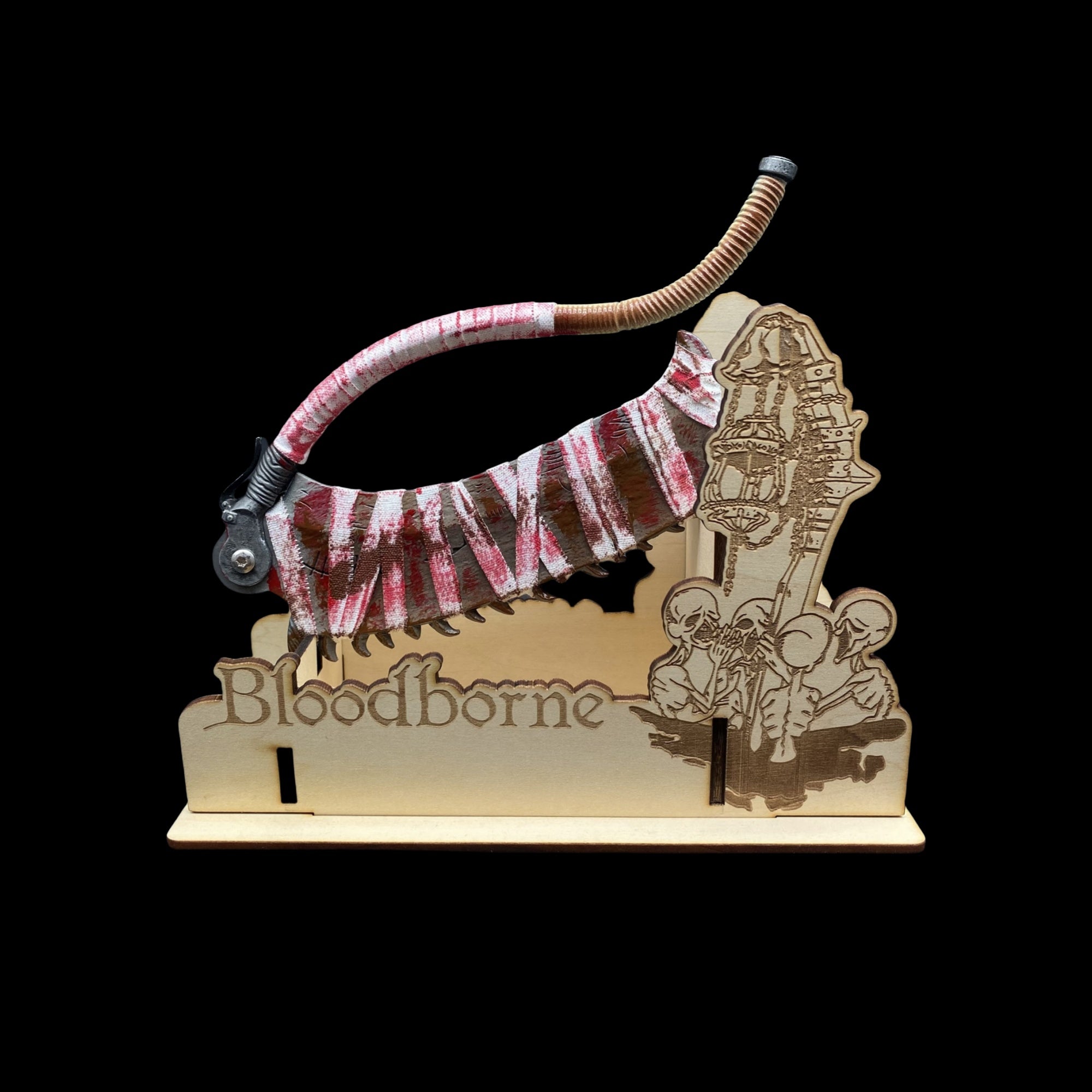 1/6 Metal Saw Cleaver Replica Miniature With Stand B - Tophatter Daily Deals