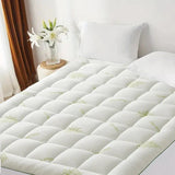 Aloe Vera Mattress Protector – Soft, Hypoallergenic Breathable Cover Bedding - Tophatter Daily Deals