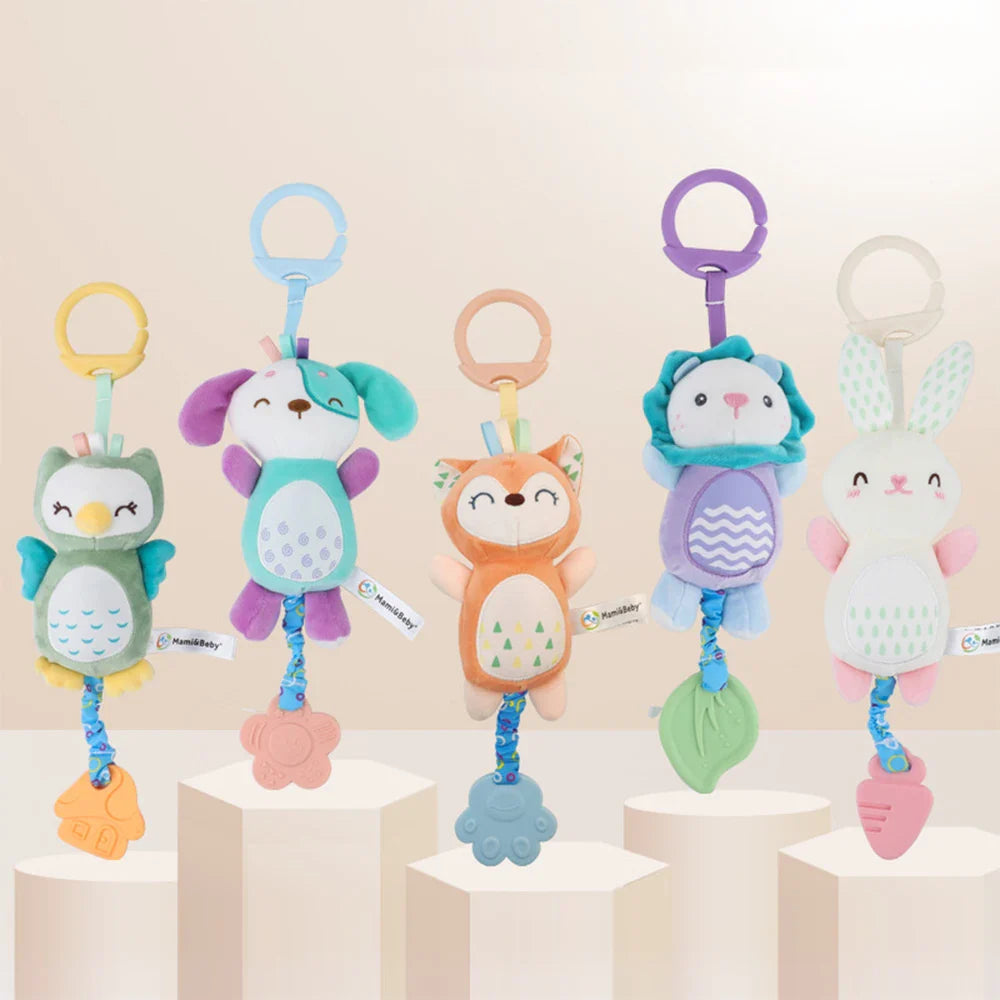 Animal Rattle Newborn Sensory Toys Soft Travel Toy Set - Tophatter Daily Deals