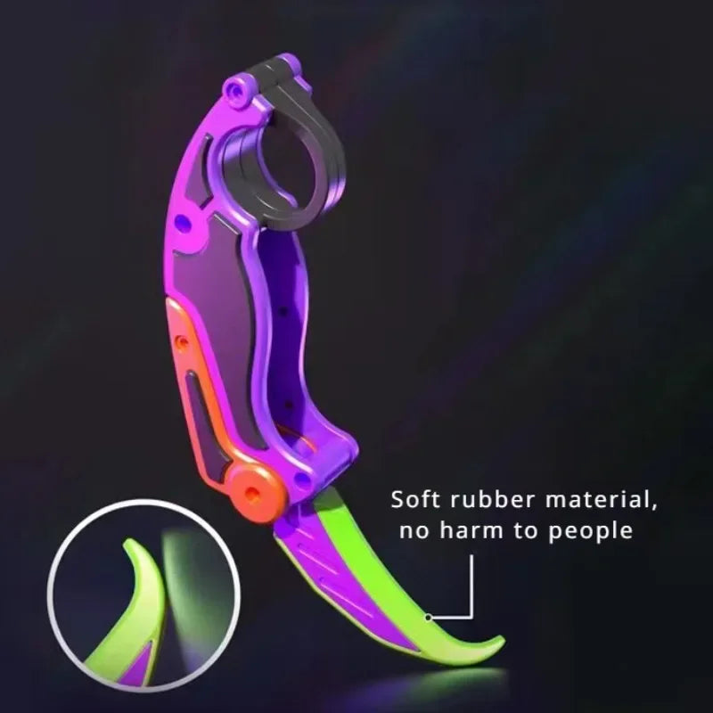 Fidget Knife Gravity Claw 3D Printed Butterfly Toys - Tophatter Daily Deals