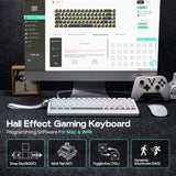 Mechanical 65 Percent Magnetic Wired Keyboard RGB Backlit - Tophatter Daily Deals