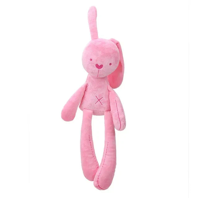 Rabbit Plush 42cm Soft Toy Baby Sleep Companion Cuddly Gift Pink Rabbit 42cm - Tophatter Daily Deals