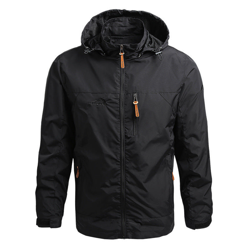 Waterproof Mens Tactical Jacket - Hooded, Lightweight - Tophatter Daily Deals