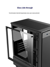 Mini ITX mATX 23L PC Case SFX ATX Support Compact Chassis - Tophatter Daily Deals