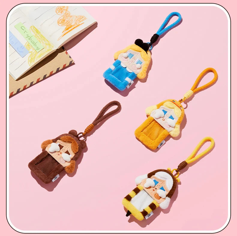 Genuine Pop Mart Crybaby Crying Again Series - Plush Card Holder Blind Box Animals - Tophatter Daily Deals