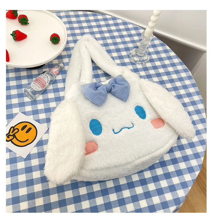 Sanrio Plush Cinnamoroll My Melody Kuromi Tote Shoulder Bag Anime - Tophatter Daily Deals