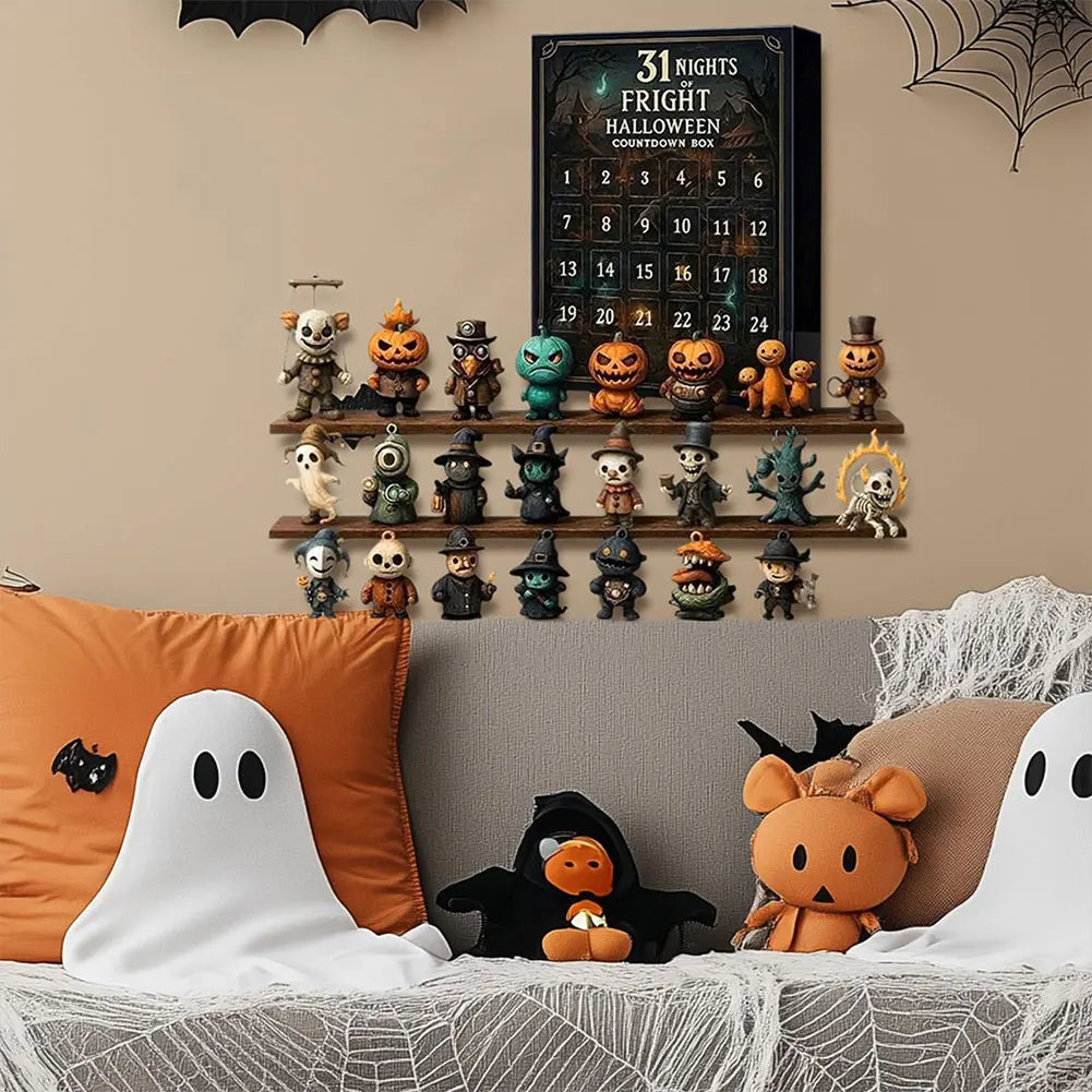 Halloween Advent Calendar 31 Days Collectible Figurines 2025 - Tophatter Daily Deals