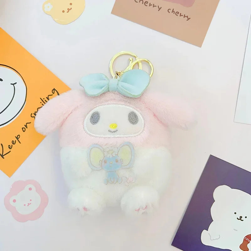 Sanrio Limited Collection Kuromi Cinnamoroll My Melody Plush Toy Kawaii My Melody Keyring - 10cm 10-15CM Animals - Tophatter Daily Deals