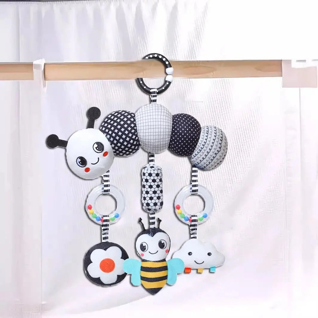 Baby Rattle Stroller Hanging Toy Newborn Sensory Toys - Tophatter Daily Deals