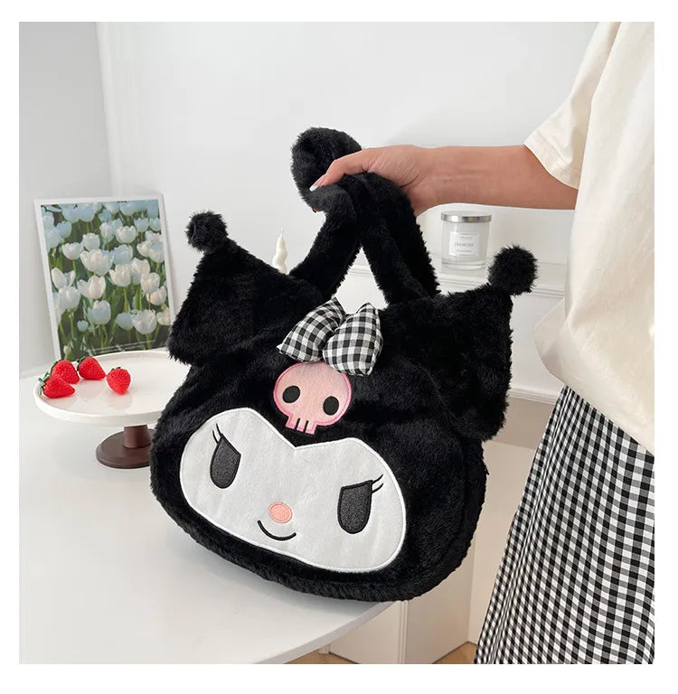 Sanrio Plush Cinnamoroll My Melody Kuromi Tote Shoulder Bag Anime - Tophatter Daily Deals