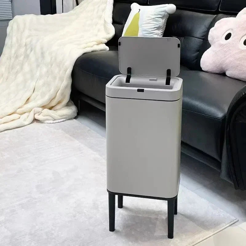 Smart Sensor Trash Can 20L Stainless Steel Waste Bin - Tophatter Daily Deals