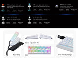 Hall Effect 68 Key Magnetic Gaming Keyboard Topographic RGB - Tophatter Daily Deals