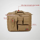 Tactical MOLLE Shoulder Bag Oxford Handbag Khaki Duffel Bags - Tophatter Daily Deals