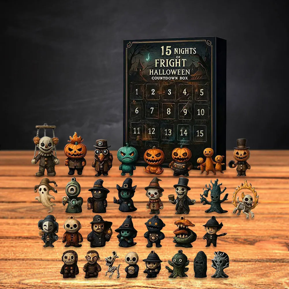 Halloween Advent Calendar 31 Days Collectible Figurines 2025 - Tophatter Daily Deals