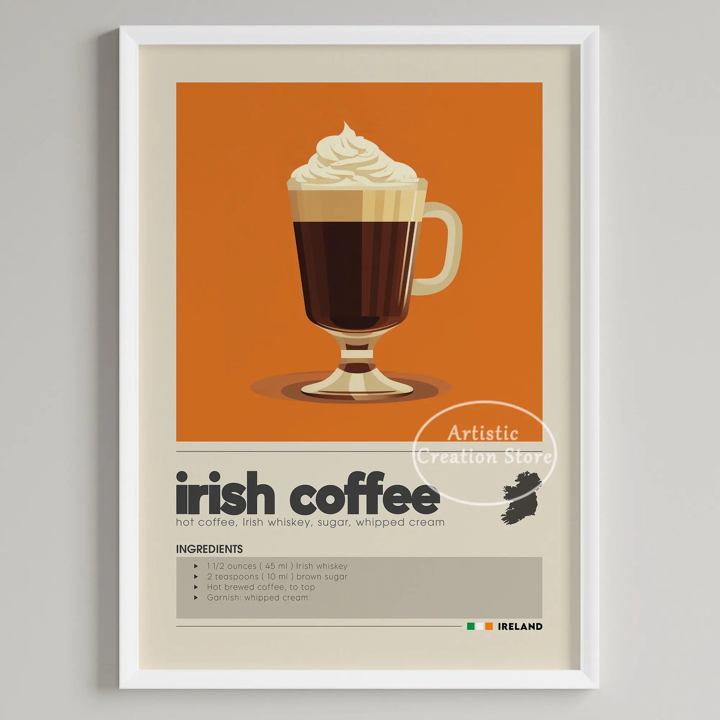 Coffee Wall Art Six Panel Minimalist Kitchen Cafe Decor 5 - Tophatter Daily Deals