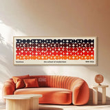 Mid Century Modern Panoramic Canvas Print Bauhaus Unframed ZLH4180 - Tophatter Daily Deals